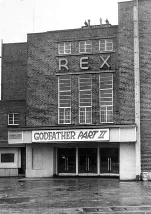 Leeds cinemas.  The rex, February 1976.