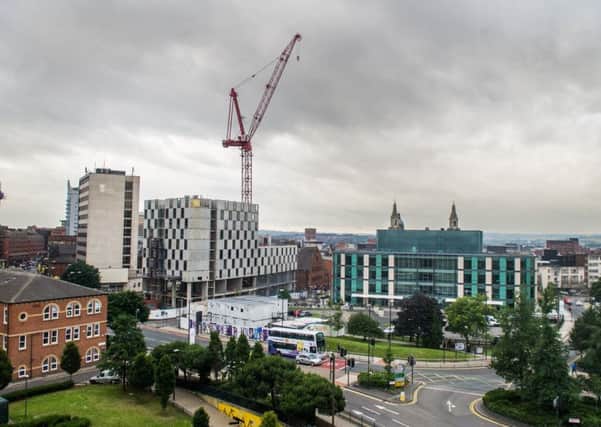 Date: 4th July 2017.
Picture James Hardisty.
The construction of the scrapped Hilton Leeds Arena, Portland Cresent, Leeds.