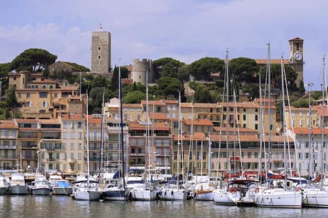 The fortress and harbour in Cannes. PIC: PA