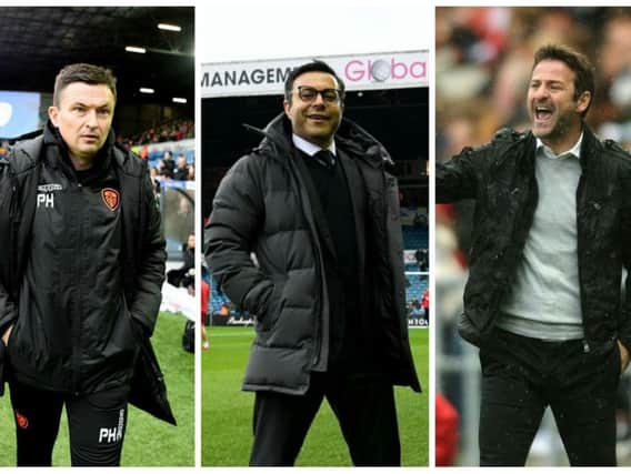UP FOR DISCUSSION: Thomas Christiansen, Andrea Radrizzani and Paul Heckingbottom all come under the spotlight in our latest Inside Elland Road Podcast
