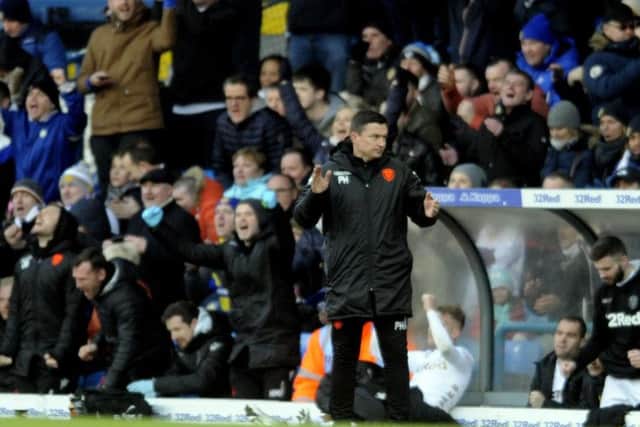 FIRST WIN: For Paul Heckingbottom, above, as Leeds United head coach.