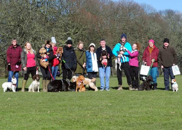 Bark in the Park , Dog Walking in aid of St Gemmas Hospice, Temple Newsam, Leeds.25th February 2018 ..Picture by Simon Hulme