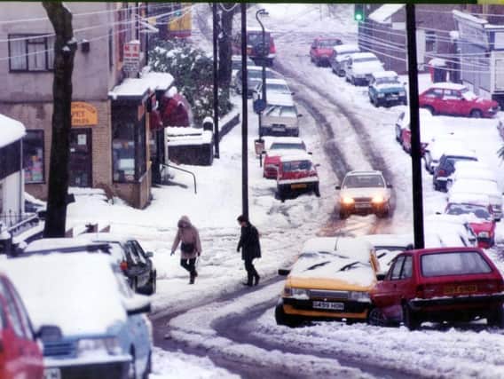 Sheffield was badly hit during the 1995 snowstorm