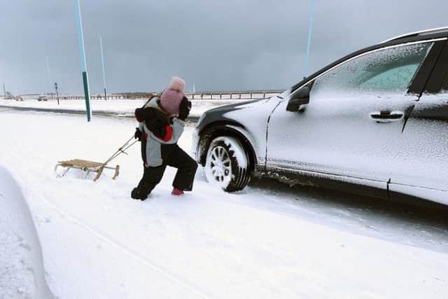 Blizzards have hit Yorkshire again this morning, with more forecast to arrive in Leeds later in the day.