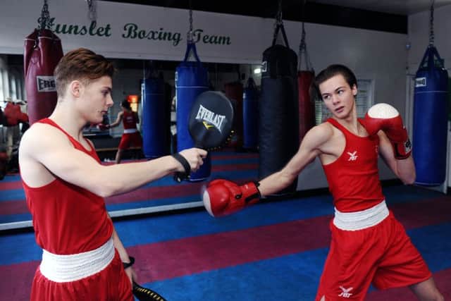 Leeds boxing brothers Hope and Ellis Price.