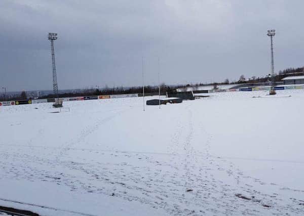 Hunslet's South Leeds Stadium pitch.