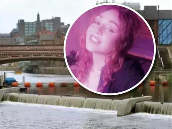 Lou Evans was rescued from the River Aire