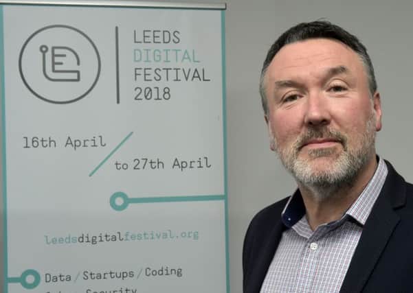 Leeds Digital Festival director Stuart Clarke.