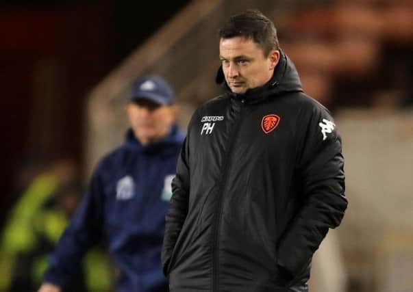 Paul Heckingbottom wasn't impressed by his sides performance last Friday.