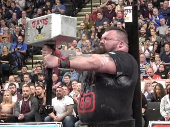 World's Strongest Man Eddie Hall says bank on him to hammer Thor at Leeds Firt Direct Arena on April 7