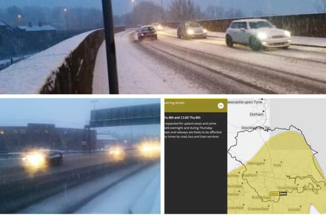 Snow has caused further chaos on the roads this morning as Leeds was covered in a blanket of white stuff.
