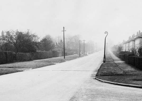 Leeds, Alwoodley, 19th January 1970.

In the Leeds suburb of Alwoodley high hedges and trees shield the Corporation estate from view on the Nursery lane border.