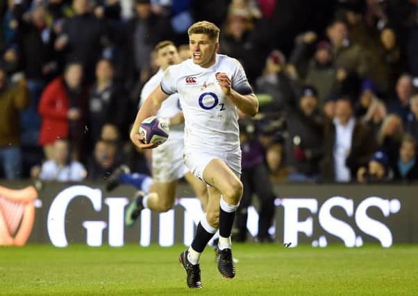 England's Owen Farrell. Picture: Ian Rutherford/