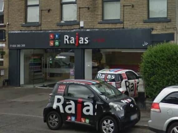 Rajas on Bradford Road, Huddersfield. Pic: Google.