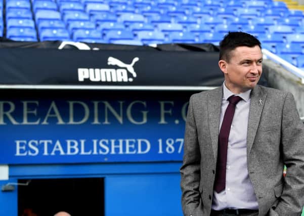 Paul Heckingbottom at Reading this afternoon.

Picture Jonathan Gawthorpe.