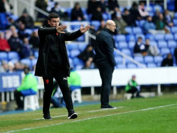 Paul Heckingbottom watched his side earn a point in a 2-2 draw at Reading on Saturday afternoon.