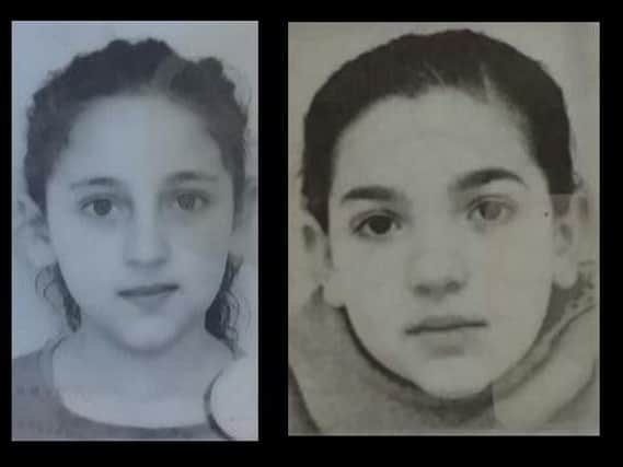 Police have released this image of the missing girls