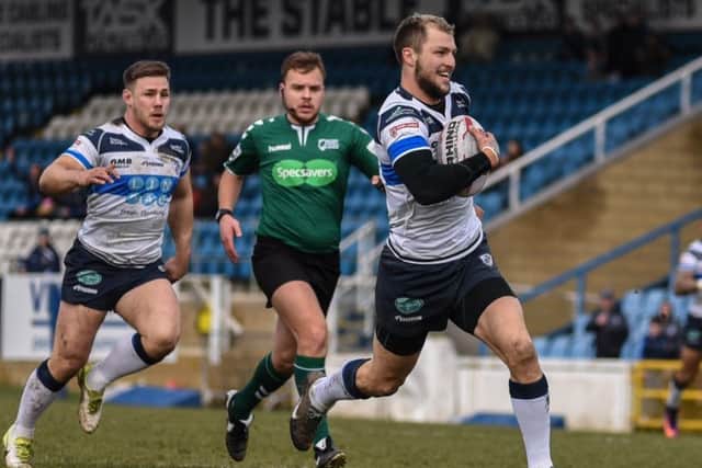 Tom Briscoe's try against Swinton stretched his scoring run to seven successive matches.
