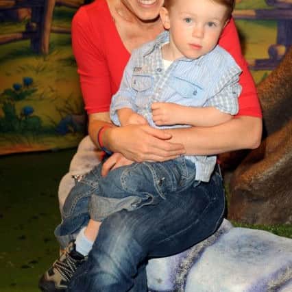 Nell McAndrew with her son, Devon in 2009.