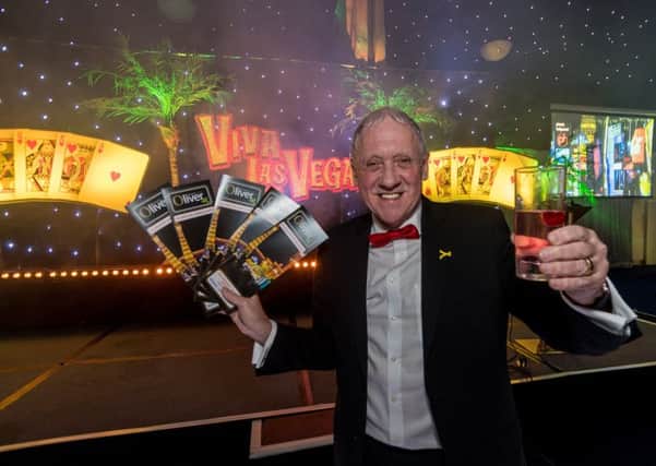 Date: 12th March 2018. Picture James Hardisty. 10th Oliver Awards, held at Centenary Pavilion, Elland Road, Leeds. Pictured Host for the evning Harry Gration.