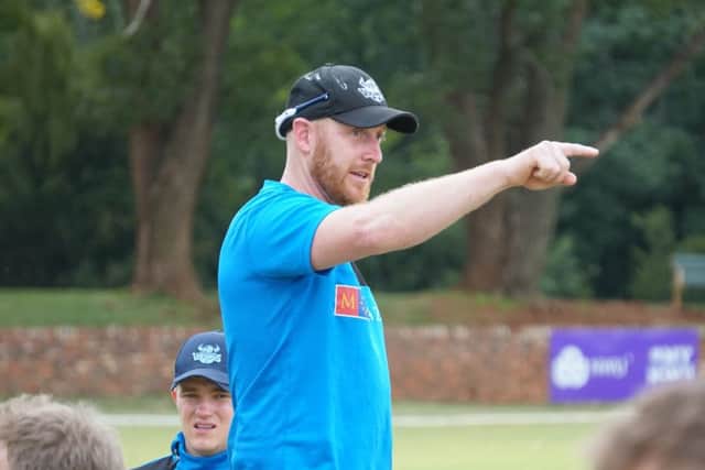 SATISFIED: Yorkshire first-team coach, Andrew Gale. Picture: James Coldman.