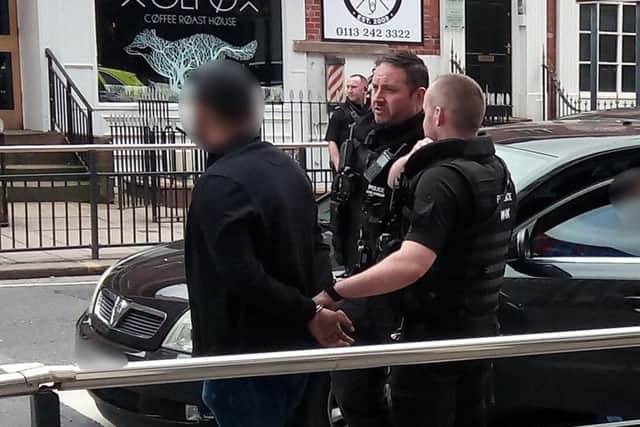 Two men have been arrested in Wellington Street