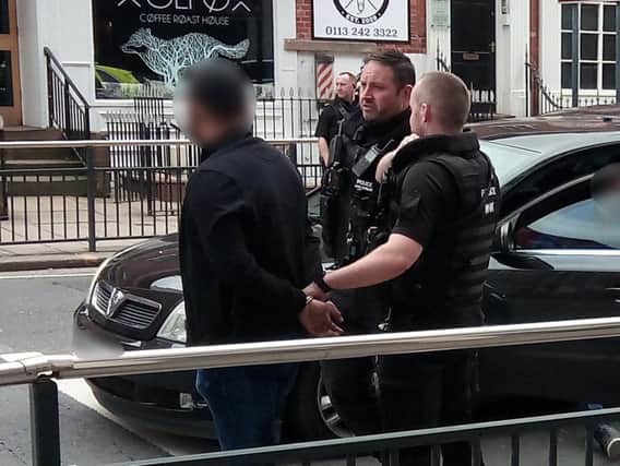 Two men have been arrested in Wellington Street