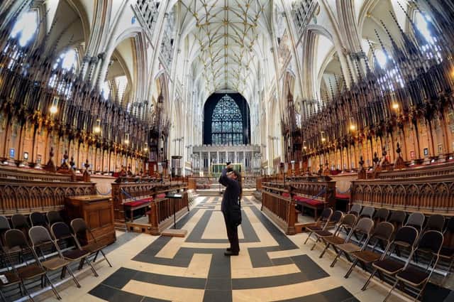 The Quire at York Minster. Picture by Simon Hulme