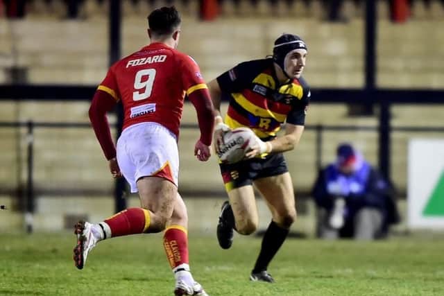 Michael Knowles suffered a stomach injury against Whitehaven. PIC: Paul Butterfield
