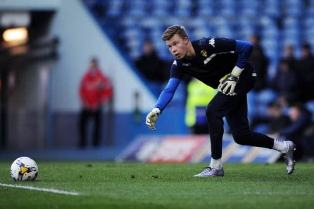 Young Leeds United goalkeeper, Bailey Peacock-Farrell. PIC: Jonathan Gawthorpe