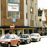 This nostalgic snap from 1988 features the front of the Co-op store on Bridge Place, Worksop. The store closed and a McDonalds restaurant replaced it. Picture courtesy of Cecil Brown and Nottinghamshire Archives.