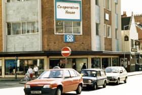 This nostalgic snap from 1988 features the front of the Co-op store on Bridge Place, Worksop. The store closed and a McDonalds restaurant replaced it. Picture courtesy of Cecil Brown and Nottinghamshire Archives.