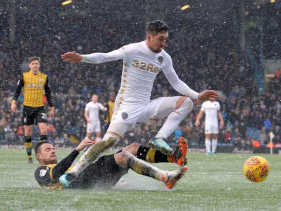 Pablo Hernandez in action against Sheffield Wednesday during Saturday's 2-1 Yorkshire derby defeat.
