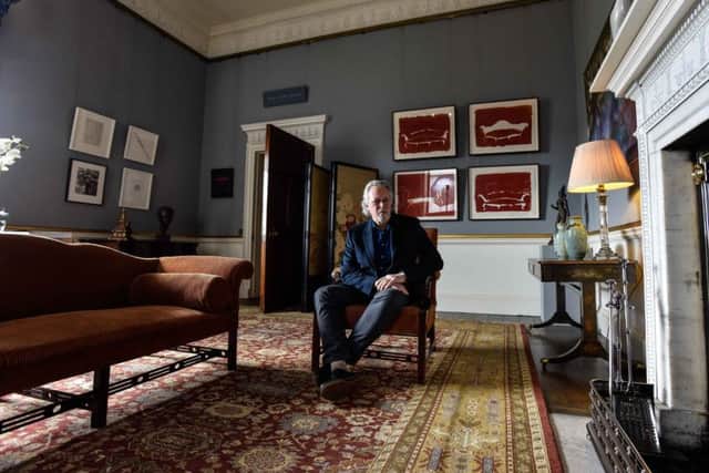 The new Chippendale Collection at Harewood House. Lord Harewood in the sitting room