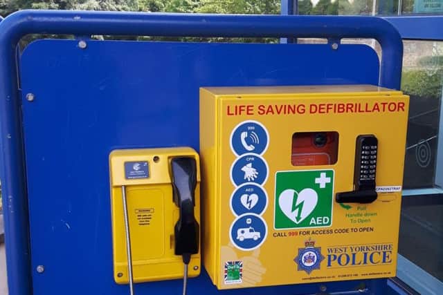 Ten new defibrillators have been unveiled across West Yorkshire.