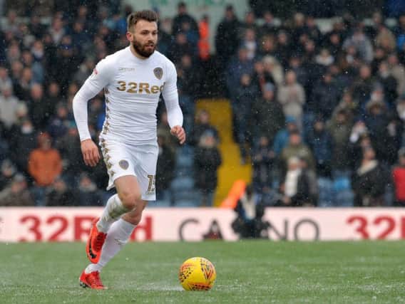 Stuart Dallas has returned to Leeds after picking up a thigh strain.