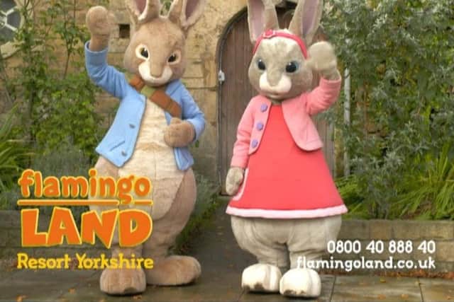 Meet Peter Rabbit and Lily Bobtail at Flamingo Land