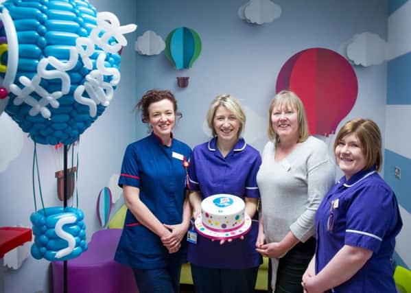 Smiles: Staff Siobhan Conlin, Katherine Dewhurst, Lisa Beaumont and Dawn Clements.