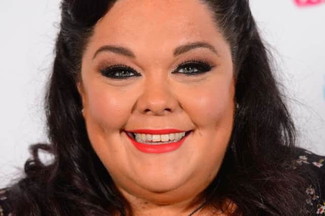 Lisa Riley. PIC: PA
