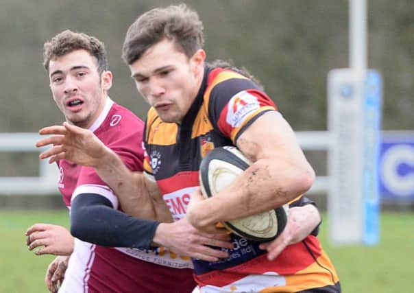 Harry Jukes scored his first tries for Harrogate with two in the first half in a derby win over Ilkley.