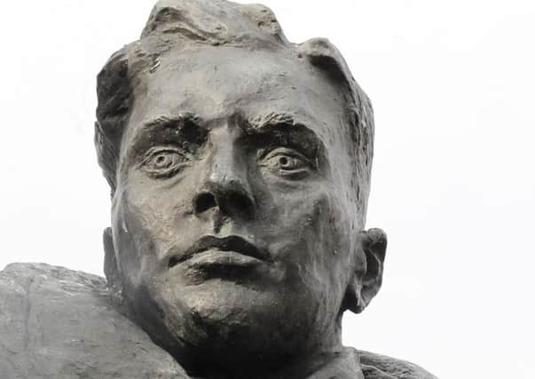 Statue of Arthur Louis Aaron in Eastgate, Leeds