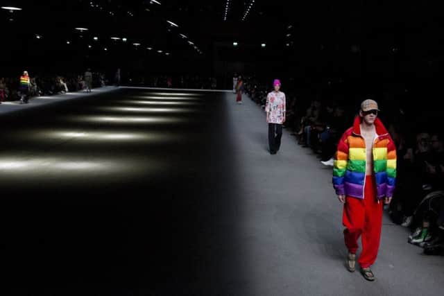 Bailey's final show: The catwalk at the Burberry Autumn/Winter 2018 London Fashion Week show at the Dimco Buildings in west London on Saturday February 17, 2018: Isabel Infantes/PA Wire