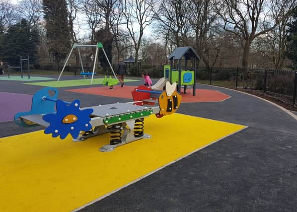 BOOST: The improved playground at Dartmouth Park, Morley.