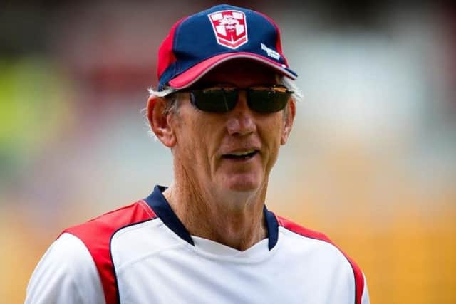 England coach Wayne Bennett.