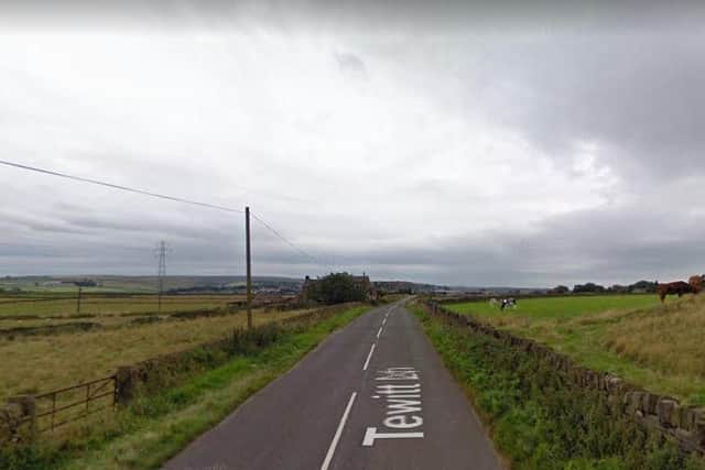 Firefighters were called after a car and van collided in Tewitt Lane, Thornton. Picture: Google