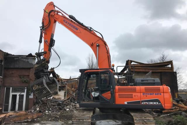 Demolition contractors are now on site