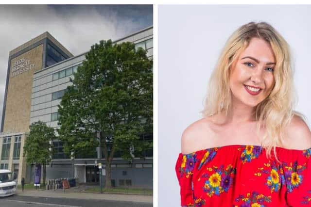 Kelly-Anne Watson, vice president for welfare and community at Leeds Beckett Student's Union, has been championing the new website. Picture: Google/LBSU