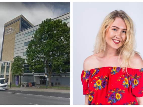 Kelly-Anne Watson, vice president for welfare and community at Leeds Beckett Student's Union, has been championing the new website. Picture: Google/LBSU