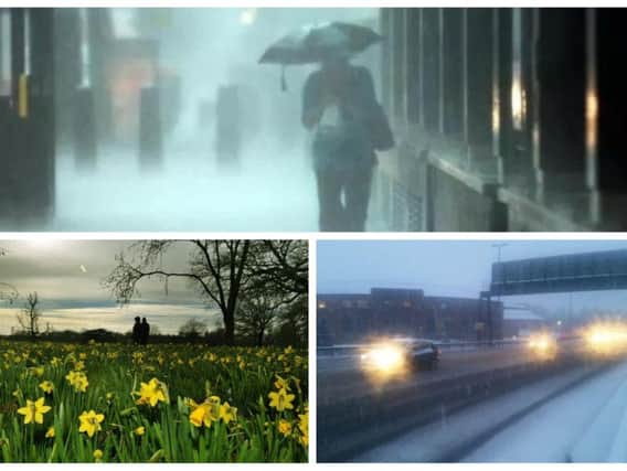 Snow or rain? Whatever happens it is likely to be cold and wet in Leeds on Monday.