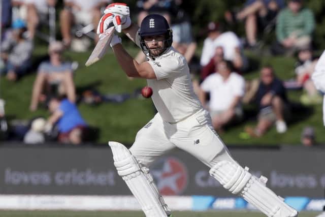 In form: England's Mark Stoneman in action against New Zealand.